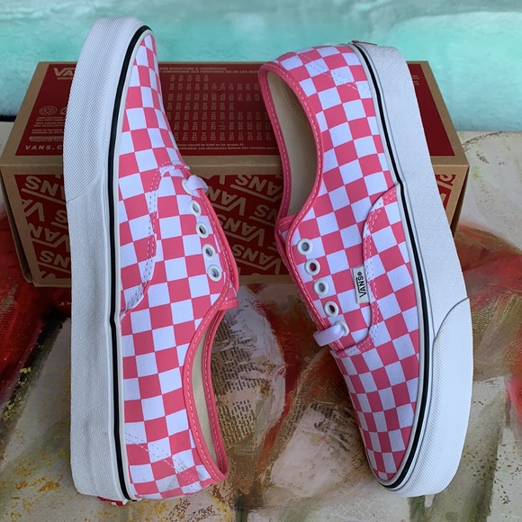 VANS AUTHENTIC CHECKERBOARD PINKLMND/TRWHT WMNS - Picture 11 of 16